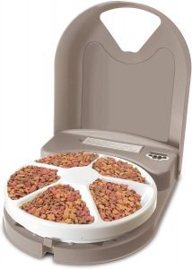 PetSafe 5 Meal Pet Feeder for Dogs and Cats