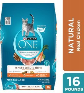 Purina ONE Tender Selects Blend Adult Dry Cat Food