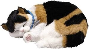 Calico Cat Realistic, Lifelike Stuffed Interactive Pet Toy