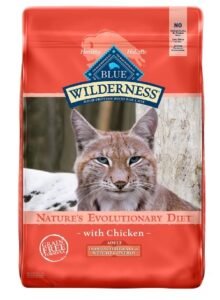 Blue Buffalo Wilderness High Protein, Natural Adult Indoor Hairball & Weight Control Dry Cat Food, Chicken 11-lb