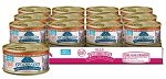 Blue Buffalo Wilderness Wild Delights High Protein Grain Free, Natural Adult Meaty Morsels Wet Cat Food, Chicken & Turkey 3-oz cans